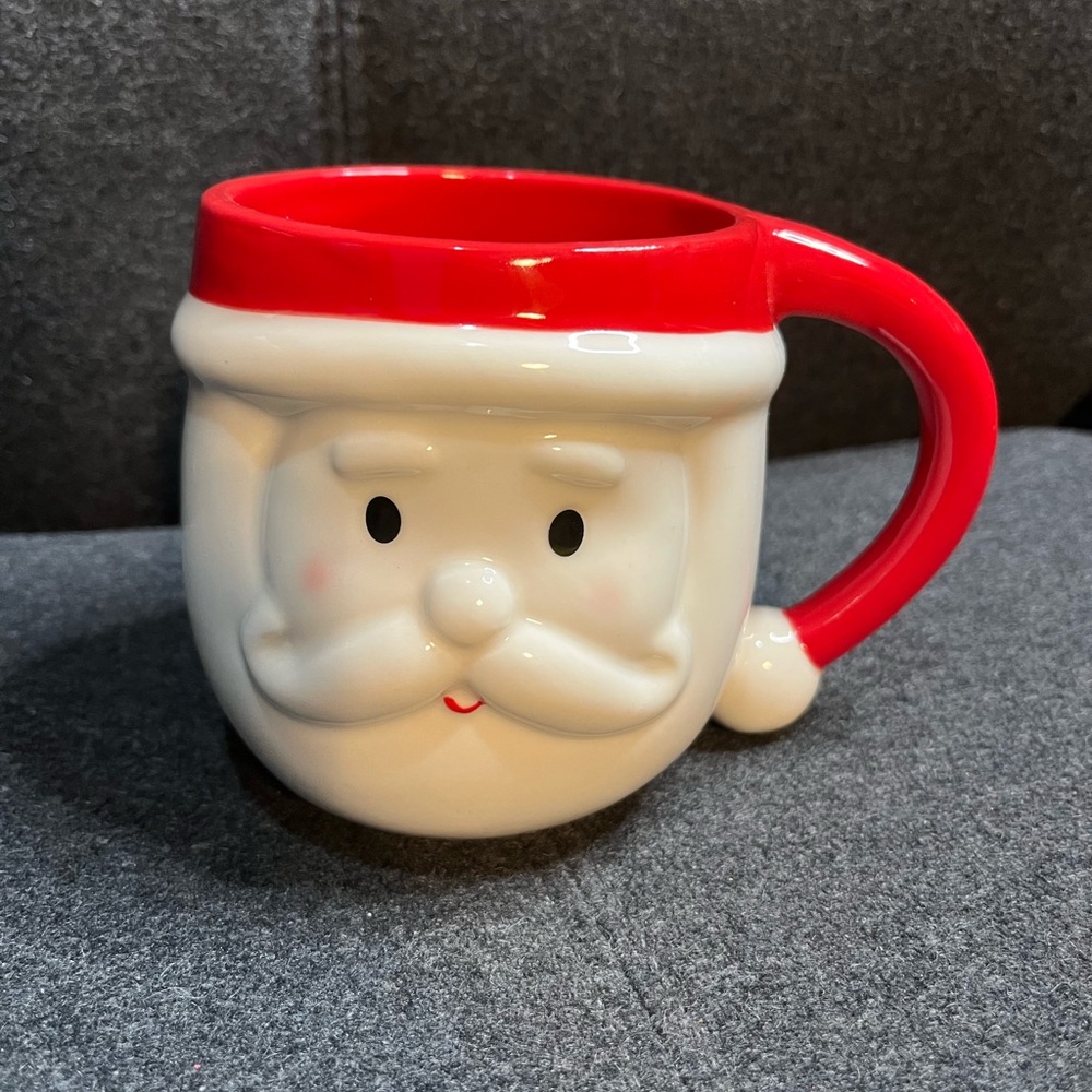 Indigo Santa mug